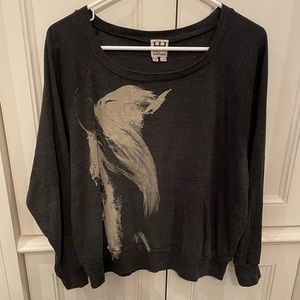 Embellished sweatshirt by Haute Hippie